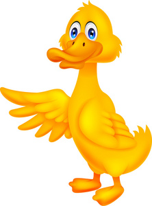 卡通可爱大黄鸭图片