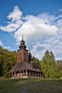 一个典型的乌克兰古董东正教教会