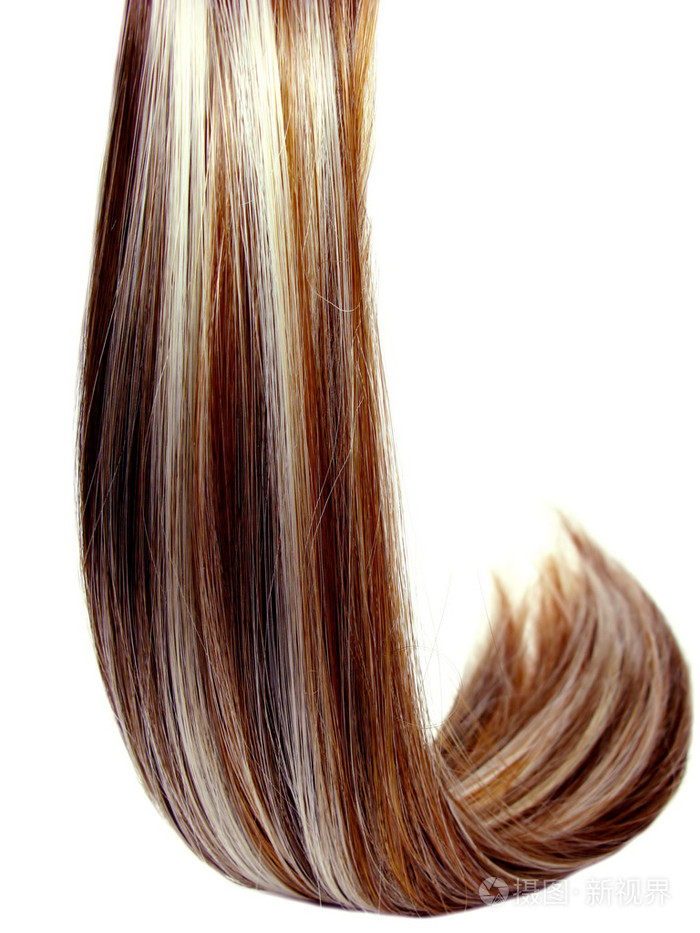 突出显示的头发纹理背景