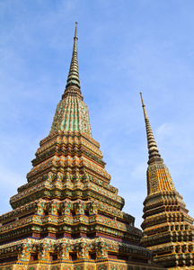 古塔或在卧佛寺寺，泰国的佛塔