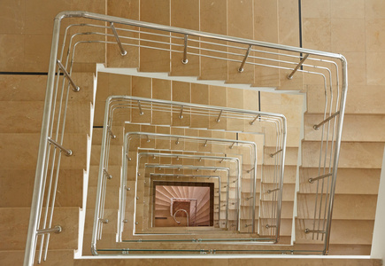inomhus trappa i kvadrat spiral室内楼梯在方形螺旋