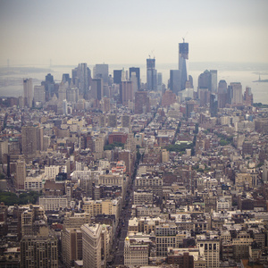 Leteck pohled na Manhattan