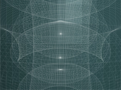 抽象线网结构矢量