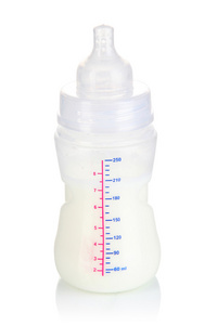 瓶上白色隔离配方奶粉图片