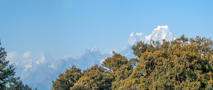 喜马拉雅山景观