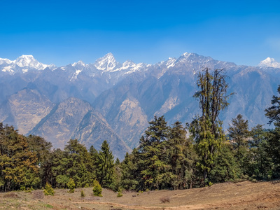 喜马拉雅山景观