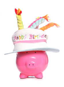 祝你生日快乐猪存钱罐