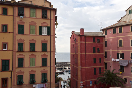 camogli，意大利风景如画旧村