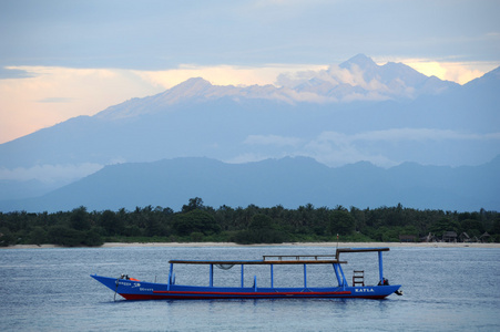 传统长 boat.indonesia,bali