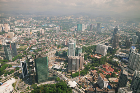 在吉隆坡举行的现代城市