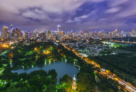 曼谷城市夜景