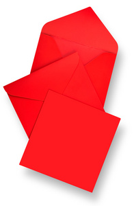 红卡和信封