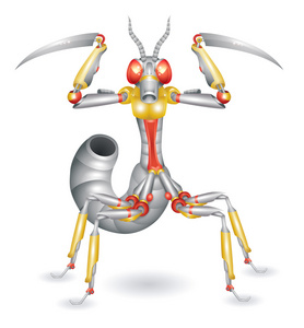 机器人螳螂照片