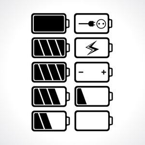 uppsttning av batteri laddning att indikatorerna fr blckniv 