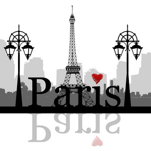 爱的巴黎城市