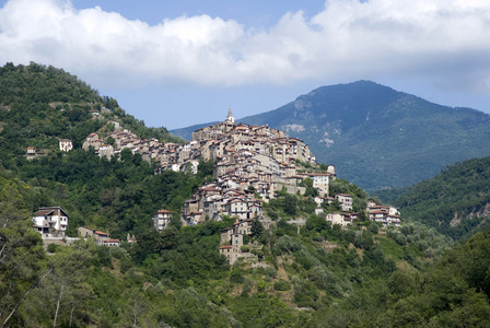 apricale。意大利古村