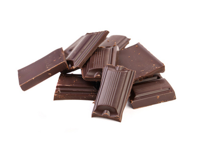 黑巧克力的美味 morsel照片