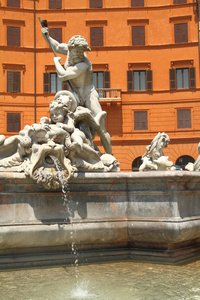 纳沃纳广场 fontana di 海王星罗马