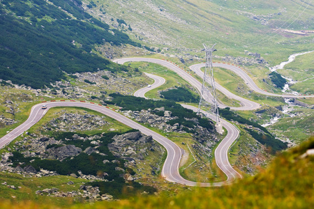 罗马尼亚喀尔巴阡山路 transfagarasan