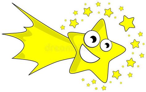 卡通流星图片