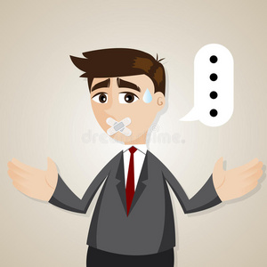 哑巴卡通哑巴石膏商人照片