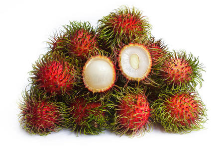 红毛丹亚洲水果。