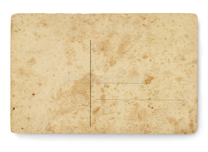 古老的空白明信片.摄影图