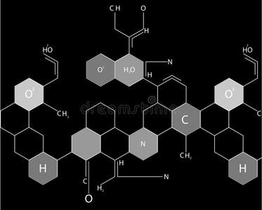 分子抽象图像