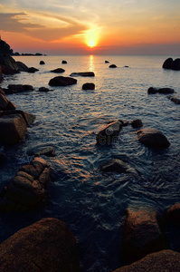 海上日出美景