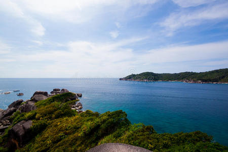 热带海滩，西米兰群岛，安达曼海