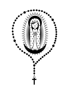 圣母玛利亚图案