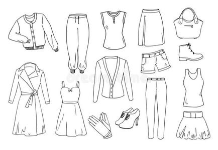 西方绘画和时装时装和服装套装照片