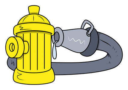 消火栓剪影图片