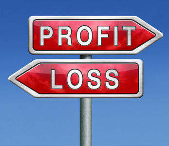 松动的钱利润损失照片