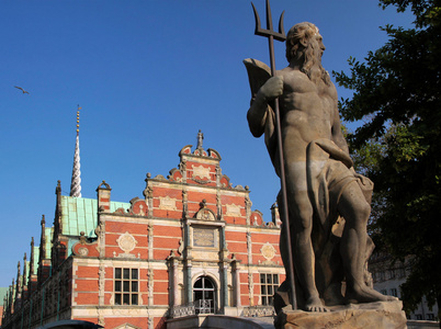 具有历史意义的老股票交易所在哥本哈根