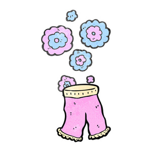 复古卡通女内裤照片
