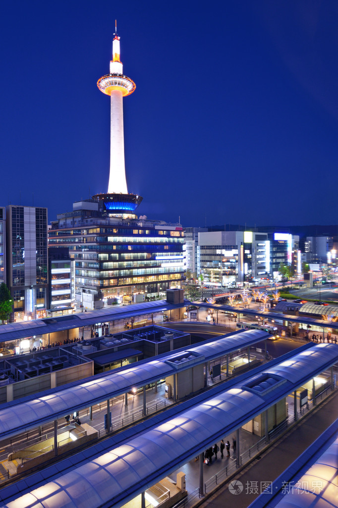 京都日本城市景观