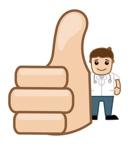 卡通人物大拇指图片