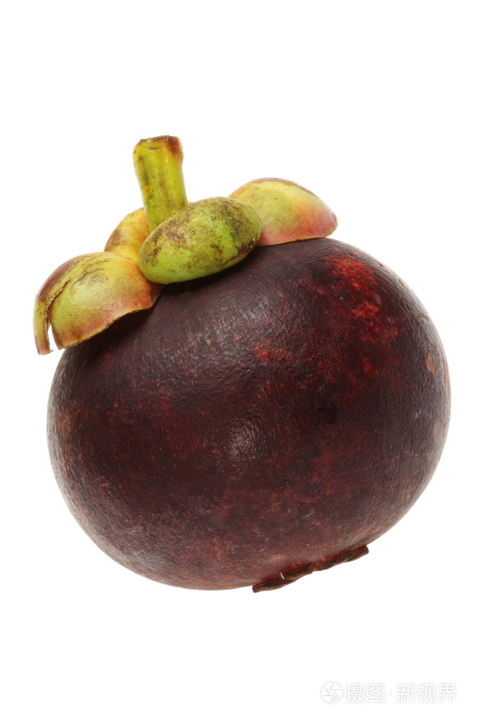 在白色背景上的山竹照片-正版商用图片1cu00p-摄图新视界