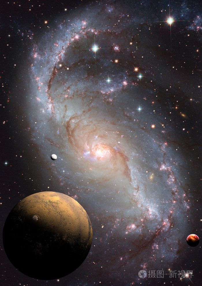 遥远的螺旋星系