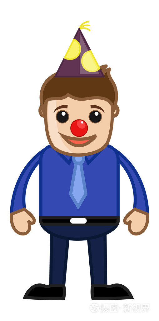 搞笑方家伙-卡通商务人物