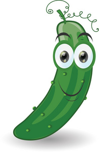 黄瓜卡通图片