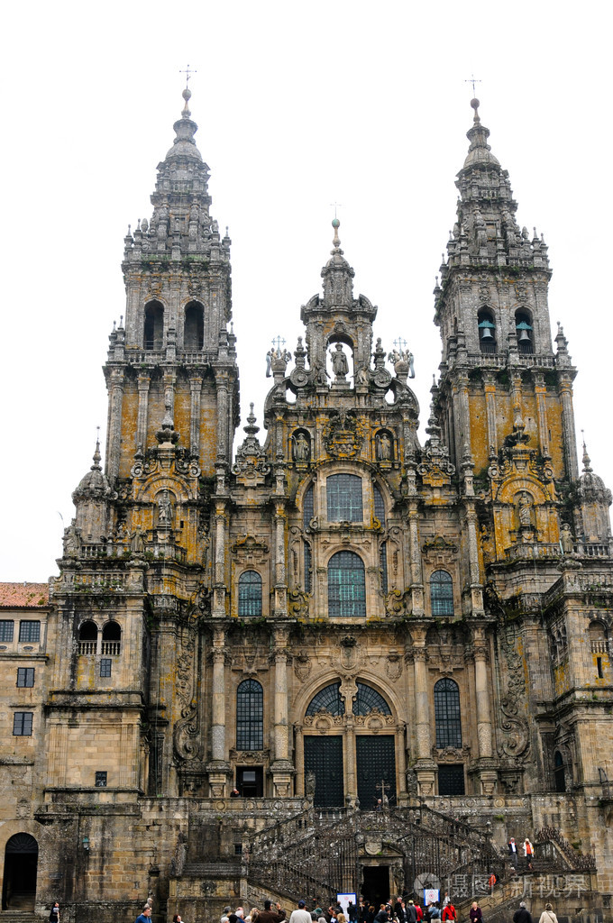 大教堂的圣地亚哥decompostelagalicia西班牙