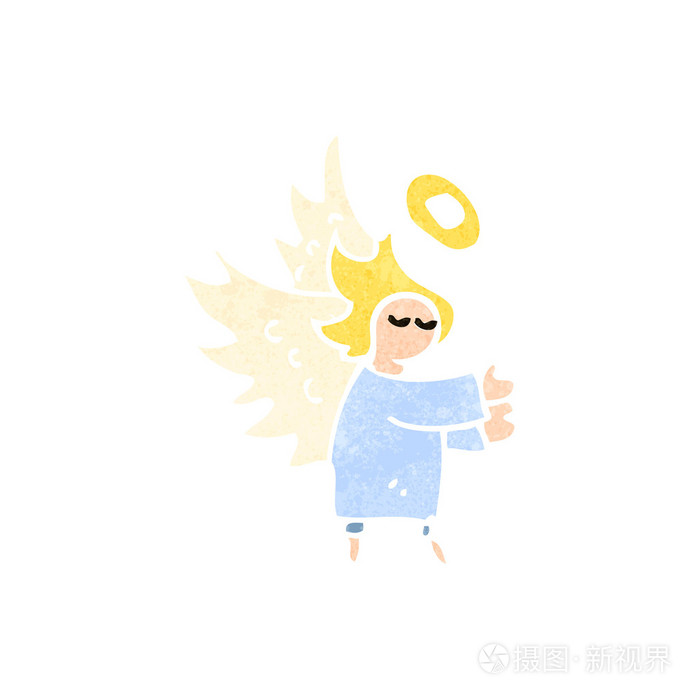 复古卡通小天使