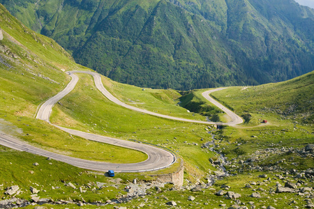 罗马尼亚喀尔巴阡山路 transfagarasan