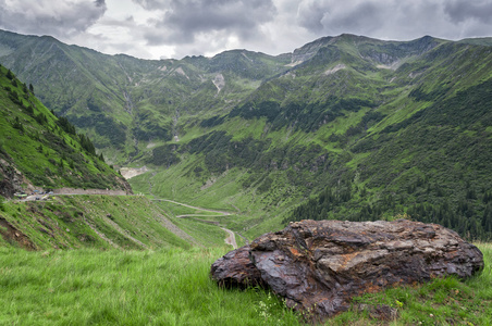 在喀尔巴阡山青水秀风景