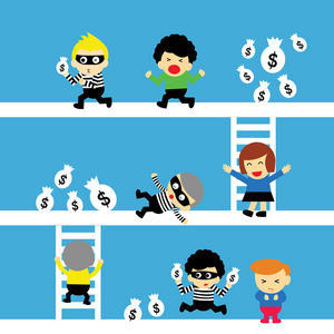 隐身漫画矢量卡通照片