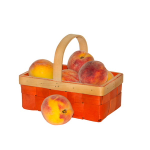 满篮子里的桃子