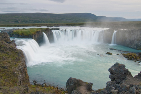 godafoss 瀑布