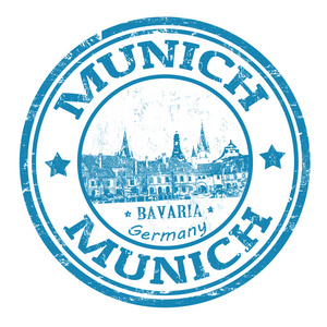 慕尼黑邮票图片
